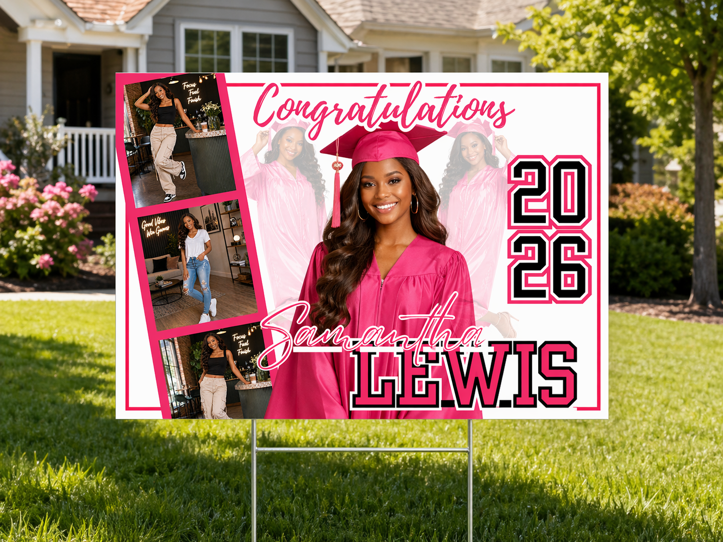 2026 Graduation Yard Sign Template