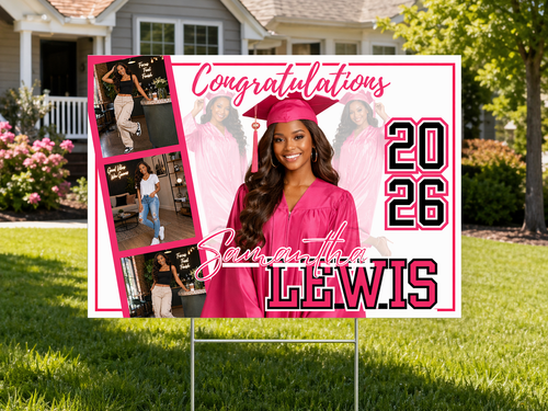 2026 Graduation Yard Sign Template