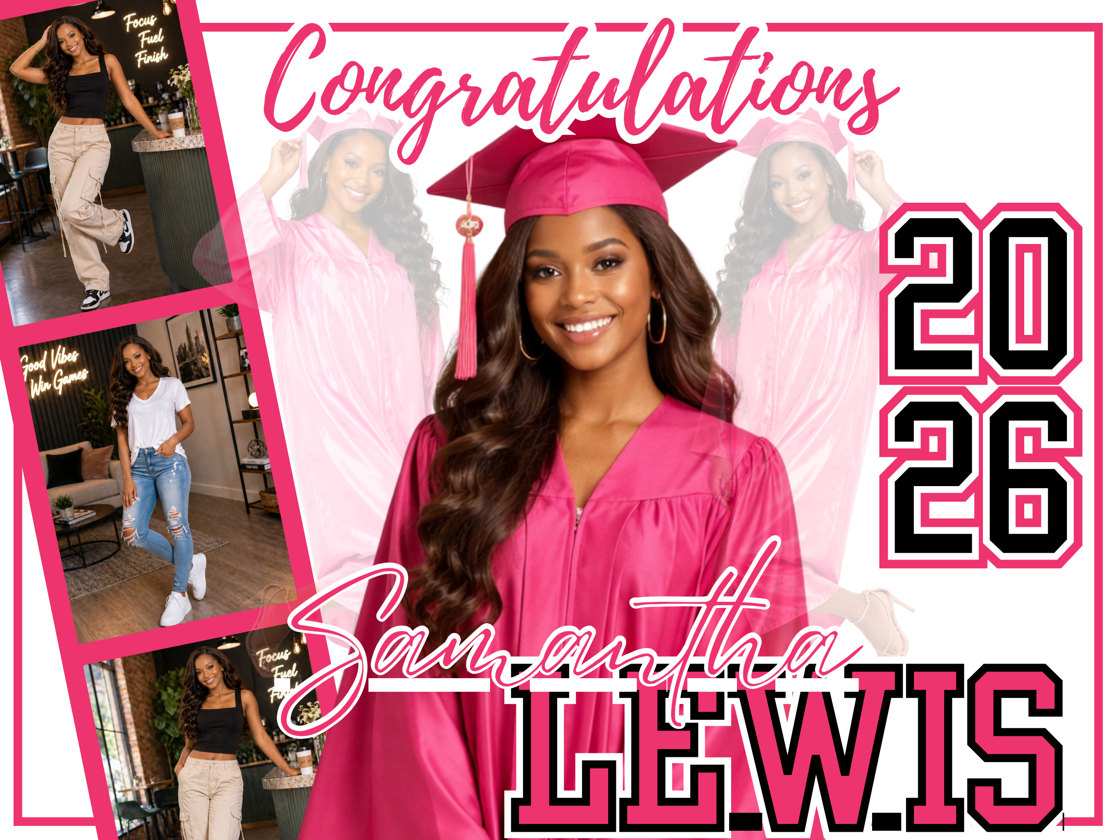 2026 Graduation Yard Sign Template